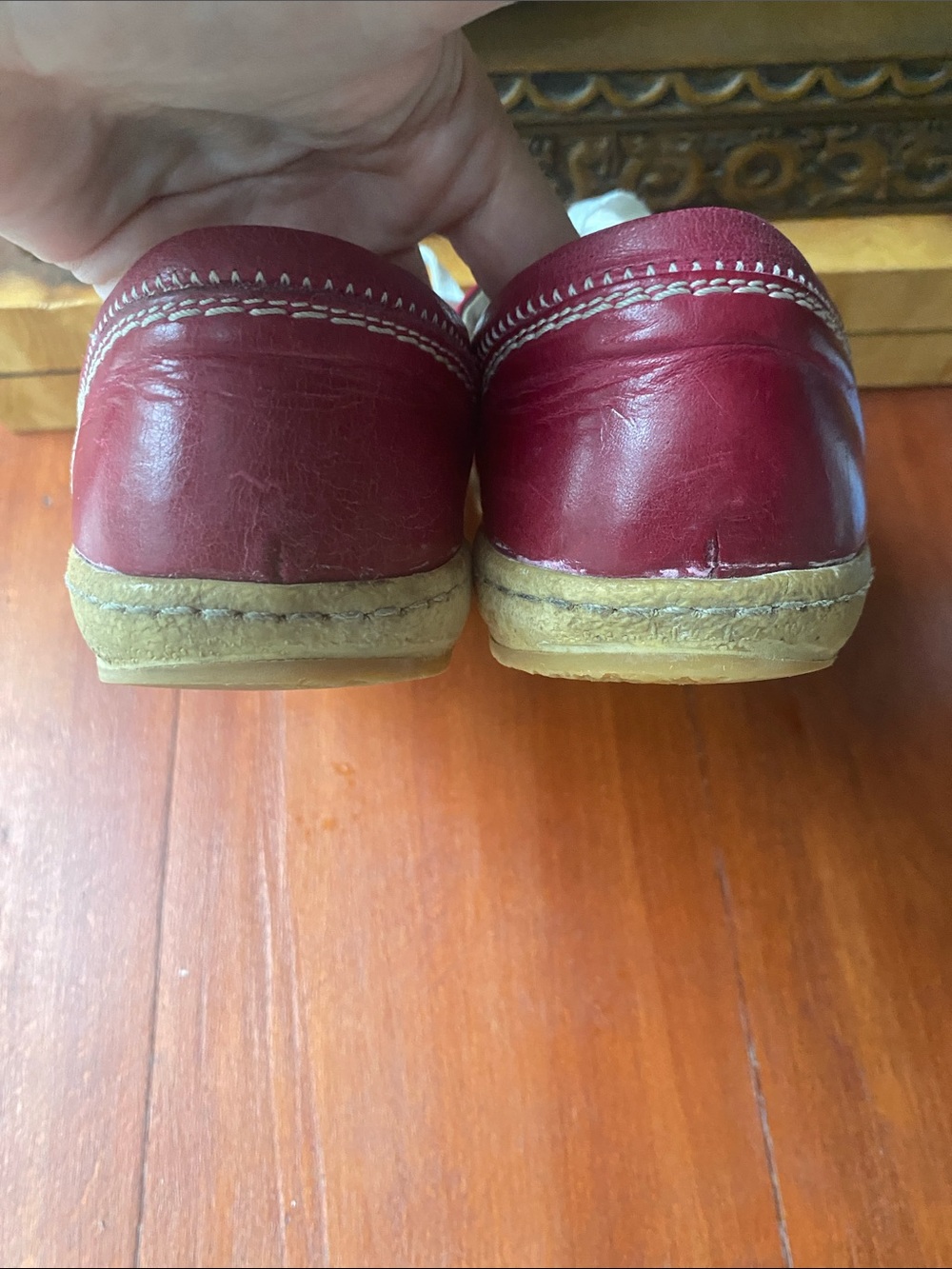 Josef Seibel Caspian Sneaker Shoes Womens 40 Lace Up Casual Low Leather Dark Red - Picture 3 of 7